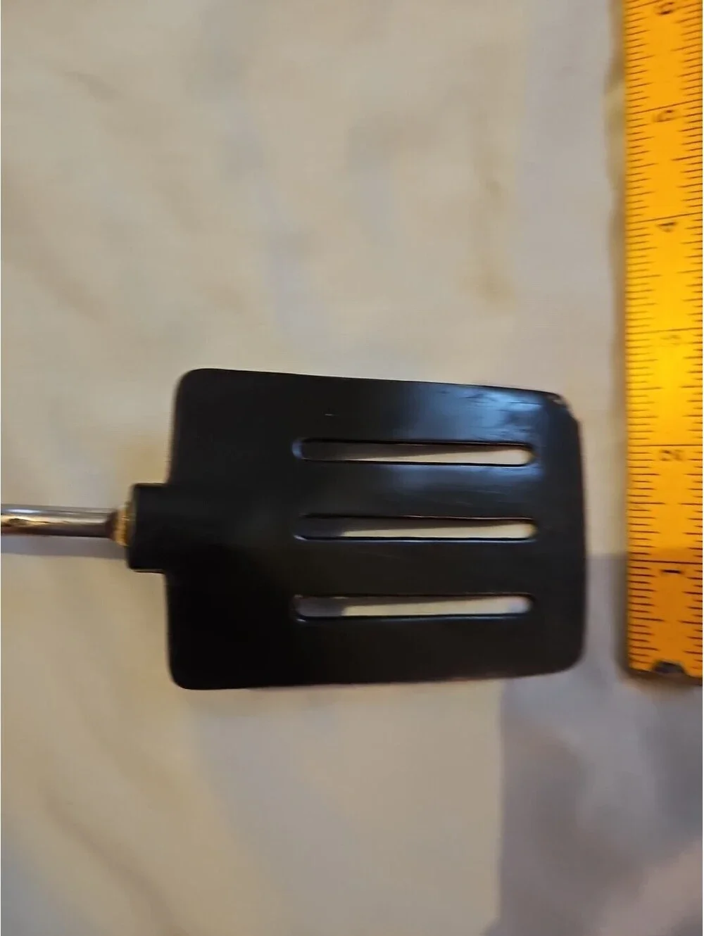 Vintage  Black Nylon Spatula Metal Shaft 13